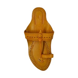 Buy Yellow Colored smart ladies Kolhapuri Chappal