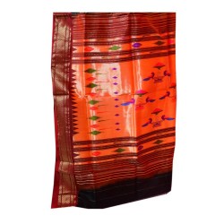 Buy Black Colored Original Silk Paithani Saree